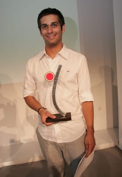 Lucky Strike Junior Designer Award in Hamburg . From the 4th of July the award-winning works will be exhibited in the Levanthehaus. 4 winners share this year's coveted award. Prize money was 12,000 Euros / Joel Horwitz ( FashionDesign Berlin )