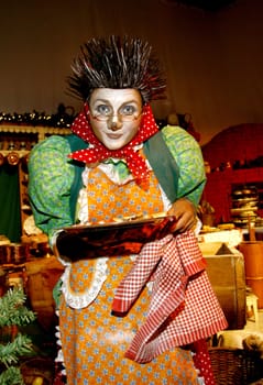 You and your world that takes place from 29.11. - 07.12.2008 in the Messehallen Hamburg/ Hedgehog performers from the Helmholz Theater in the Christmas bakery