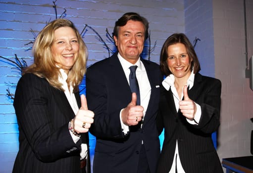the Gastwerk Hotel Hamburg celebrated 10 Years Of Jubilee /Kristin Seel,Kai Hollmann,and Tina Schulz