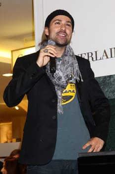 David Garrett will be retries his first fragrance line "ROCK SYMPHONIES"",Alsterhaus Hamburg,04.11.2010"