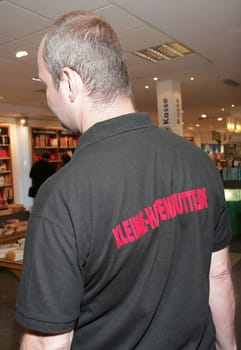 Hartwig Schröder - Photo gallery with his successful book " Mein Prinz,der Callboy "" in Hamburg ."