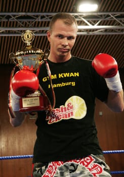 dima Weimer ,On 3.10.2009 the Day of German Unity,gastro professional Christoph Wilson and promoter Till Görres organized GET IN THE RING for the second time this year. In every K1 fight,at least one Hamburger will stand and show his skills against some international opponents. This time for the first time 2 kickboxers are at the start