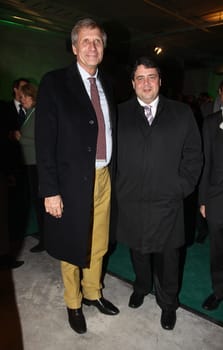 New Year's reception of the Hamburger Abendblatt in the Elbphilharmonie Hamburg,Ulrich Wickert ,Sigmar Gabriel
