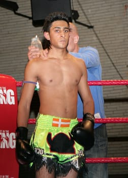 Zayn Awan ,On 3.10.2009 the Day of German Unity,gastro professional Christoph Wilson and promoter Till Görres organized GET IN THE RING for the second time this year. In every K1 fight,at least one Hamburger will stand and show his skills against some international opponents. This time for the first time 2 kickboxers are at the start