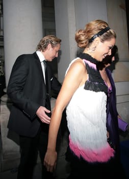 Franjo Pooth + Verona Pooth The Golden Feather 2009 Award ceremony at the Hamburg Chamber of Commerce on 14.05.2009