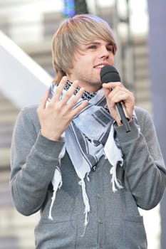 Daniel Schumacher ( DSDS-Gewinner von 2009 ) Eurovision Song Contest Party 2009