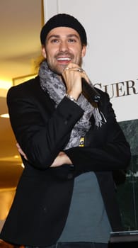 David Garrett will be retries his first fragrance line "ROCK SYMPHONIES"",Alsterhaus Hamburg,04.11.2010"