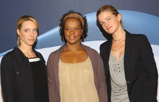 Presentation of the Christmas episode (Christmas under palm trees) of the more successful series Um Himmels Willen / Julia Heinze,Denise M Baye and Mira Bartuschek