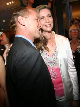 Carl-Eduard von Bismarck with his wife Nathalie von Bismarck at the Tiffany opening aim Neuen Wall Hamburg with 500 invited guests /14.06.2007/