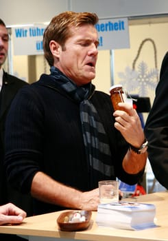 Dieter Bohlen autograph session at the Dello Autohaus in Hamburg Harburg