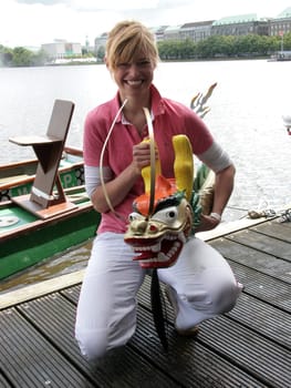 Michael Stich stiftung Drachenboot Cup race on the Alster on 12.06.2009/ Susanne Hoppe