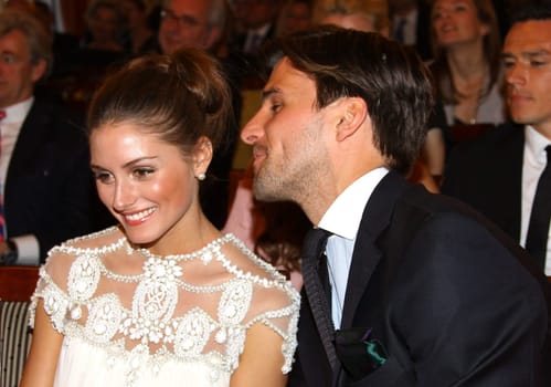 Bei der diesjährigen GALA-&quot Couple Of The Year&quot -Verleihung wurde Bei der diesjährigen GALA-&quot Couple Of The Year&quot -Verleihung wurde Olivia Palermo und Johannes Huebl der Titel &quot International Couple&quot  verliehen. der Titel &quot International Couple&quot  verliehen. American socialite Olivia Palermo and her handsome beau Johannes Huebl was seen attending the 2011 Couple Of The Year event in Hamburg, Germany on April 11.04.2011,Olivia Palermos Dress  Marchesa