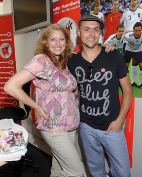 Singer and songwriter Max Mutzke as guest at Radio Hamburg Studiobesuch on Friday