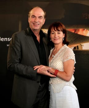 Herbert Knaup and Ulrike Krumbiegel ,photo opportunity Beyond the Wall in Hamburg