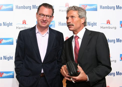 Kai Diekmann and Udo Nagel at the Hamburg Media Night on 04.06.2007