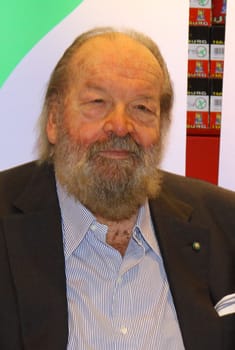 Bud Spencer -Carlo Pedersoli- signs his book - My Life,My Films - The Autobiography - at the Thalia Bookshop Hamburg