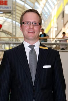 Center Manager Oliver Kraft ,Elbe Shopping Center fashion show on Sunday,25.09.2011