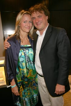 Katharina Feddersen and Andre Poitiers at the Tiffany opening in the Neues Wall Hamburg with 500 invited guests /14.06.2007/