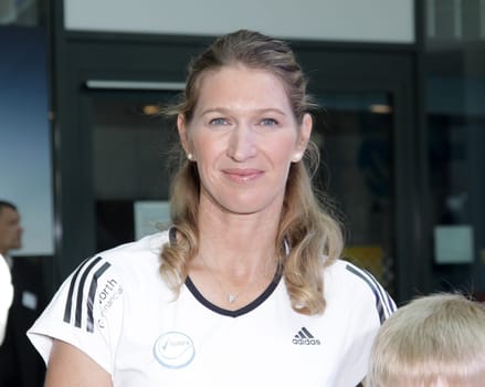 Rexona charity tennis tournament with Steffi Graf at unilever Haus Hamburg,/Steffi Graf