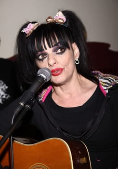 PETA BECOMES VISIBLE! Cosma Shiva _Hagen unveils new anti-fur motif / Nina Hagen live gig,vernissage and aftershow party