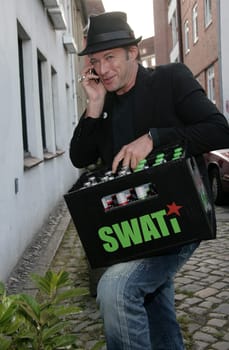 Public Relations Agency Straub & Linardatos celebrates its wonderful summer party. And as every year,we expect top-class guests from business,politics,entertainment in Hamburg / Bruno Eyron with a box Swat