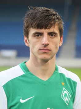 Enis Bytyqi (SV Werder Bremen) 3rd league season 2015/2016 point game 1.FC Madeburg against U23 Werder Bremen in Magdeburg