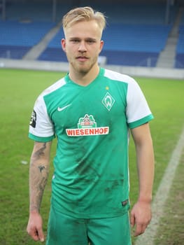 Marcel Hilßner (SV Werder Bremen U23) 3rd League Season 2015/2016 Point game 1.FC Madeburg against U23 Werder Bremen in Magdeburg