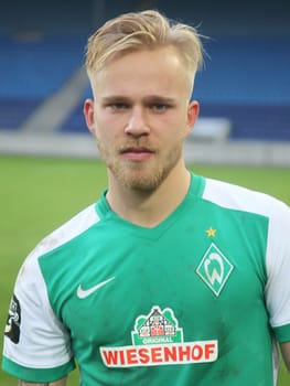 Marcel Hilßner (SV Werder Bremen U23) 3rd League Season 2015/2016 Point game 1.FC Madeburg against U23 Werder Bremen in Magdeburg