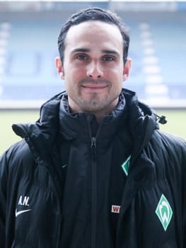 Head coach Alexander Nouri (SV Werder Bremen U23) 3rd league season 2015/2016 point game 1.FC Madeburg against U23 Werder Bremen in Magdeburg