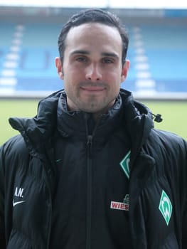 Head coach Alexander Nouri (SV Werder Bremen U23) 3rd league season 2015/2016 point game 1.FC Madeburg against U23 Werder Bremen in Magdeburg