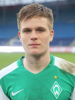 Thore Andreas Jacobsen (SV Werder Bremen U23) 3rd league season 2015/2016 point game 1.FC Madeburg against U23 Werder Bremen in Magdeburg