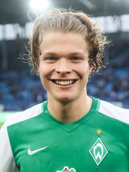 Jesper Verlaat (SV Werder Bremen U23) 3rd league season 2015/2016 point game 1.FC Madeburg against U23 Werder Bremen in Magdeburg