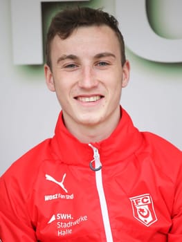 Mike-Steven Bähre (Hallescher FC) 3rd League Season 2015/2016 Point game Hallescher FC against SG Dynamo Dresden