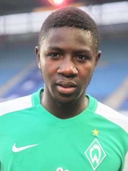 Ousman Manneh (SV Werder Bremen U23) 3rd league season 2015/2016 point game 1.FC Madeburg against U23 Werder Bremen in Magdeburg