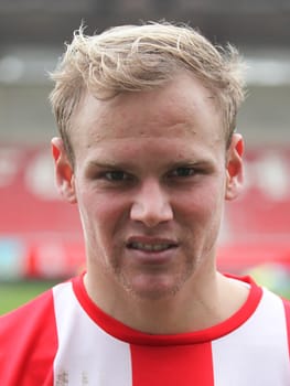 Sören Bertram (Hallescher FC) 3rd League Season 2015/2016 Point game Hallescher FC against SG Dynamo Dresden