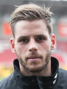 Justin Eilers (SG Dynamo Dresden) 3rd League Season 2015/2016 Point game Hallescher FC against SG Dynamo Dresden