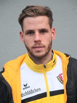 Justin Eilers (SG Dynamo Dresden) 3rd League Season 2015/2016 Point game Hallescher FC against SG Dynamo Dresden