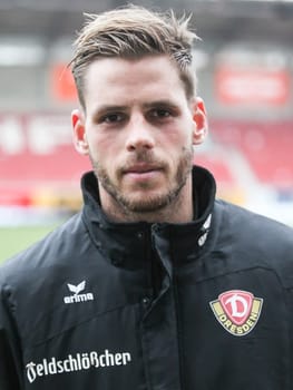 Justin Eilers (SG Dynamo Dresden) 3rd League Season 2015/2016 Point game Hallescher FC against SG Dynamo Dresden