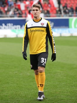 Robert Andrich (SG Dynamo Dresden) 3rd league season 2015/2016 point game Hallescher FC against SG Dynamo Dresden