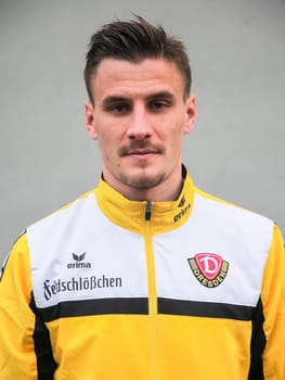 Stefan Kutschke (SG Dynamo Dresden) 3rd League Season 2015/2016 Point game Hallescher FC against SG Dynamo Dresden