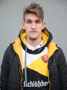 Robert Andrich (SG Dynamo Dresden) 3rd league season 2015/2016 point game Hallescher FC against SG Dynamo Dresden