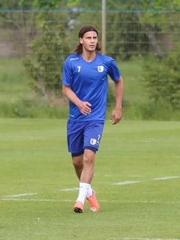 Tobias Schwede test player at 1.FC Magdeburg during training on 12.5.2016 in Magdeburg
