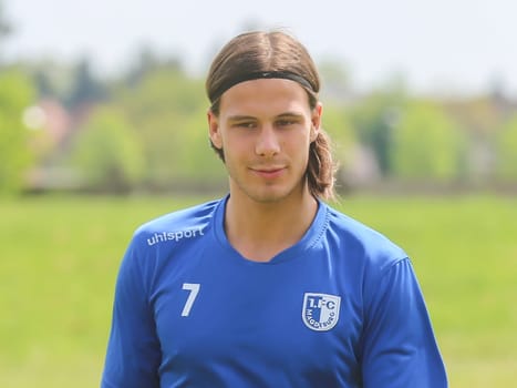 Tobias Schwede test player at 1.FC Magdeburg during training on 12.5.2016 in Magdeburg