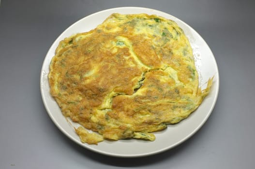 Omelet with mix vegetable