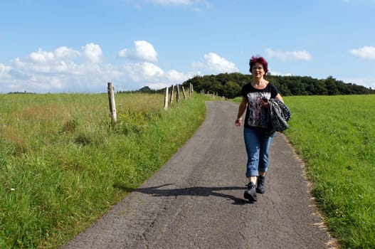 Hike in Sauerland,Neuenrade,North Rhine-Westphalia,Germany