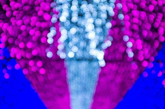 Abstract circular bokeh background of Christmas light