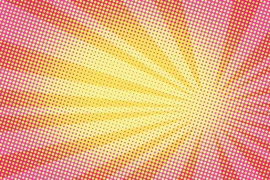 retro comic yellow background raster gradient halftone pop art retro style