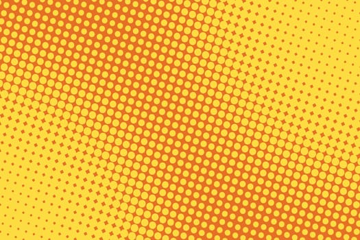 retro comic yellow background raster gradient halftone pop art retro style