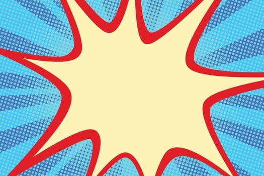 retro comic blue background raster gradient halftone pop art retro style