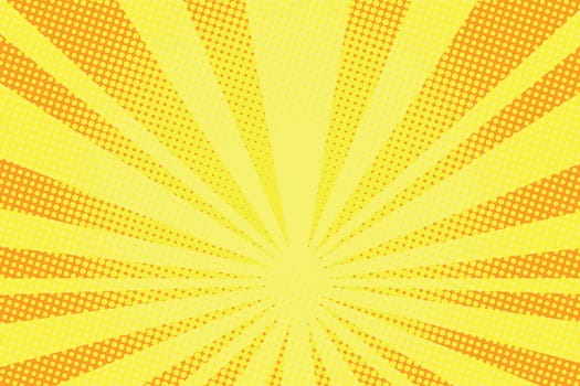 retro comic yellow background raster gradient halftone pop art retro style